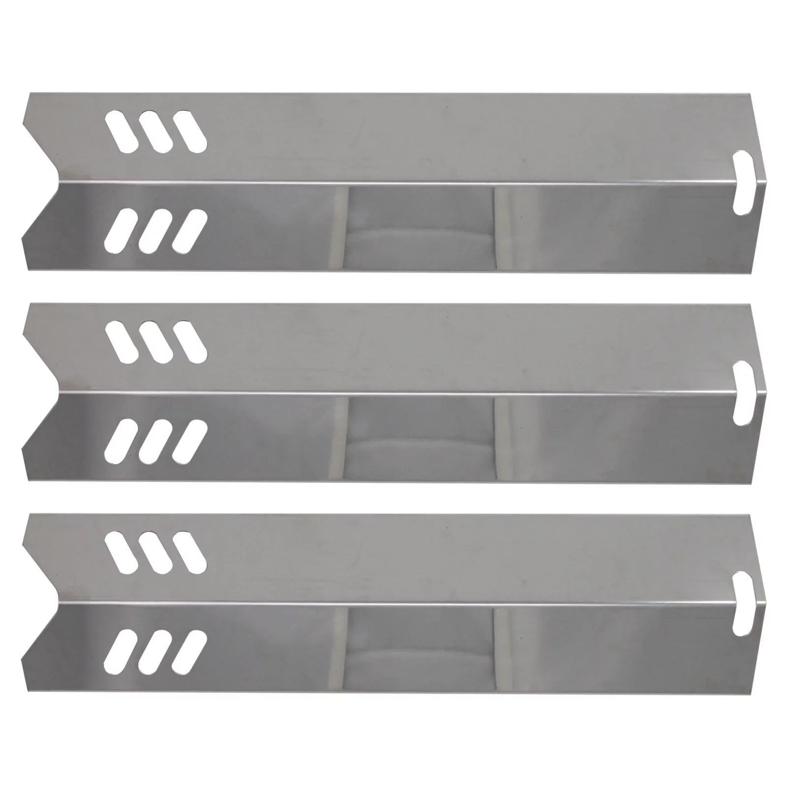 3-Pack BBQ Grill Heat Shield Plate Tent Replacement Parts for Backyard Classic GBC1461W - Compatible Barbeque Stainless Steel Flame Tamer, Flavorizer Bar, Vaporizer Bar, Burner Cover 15