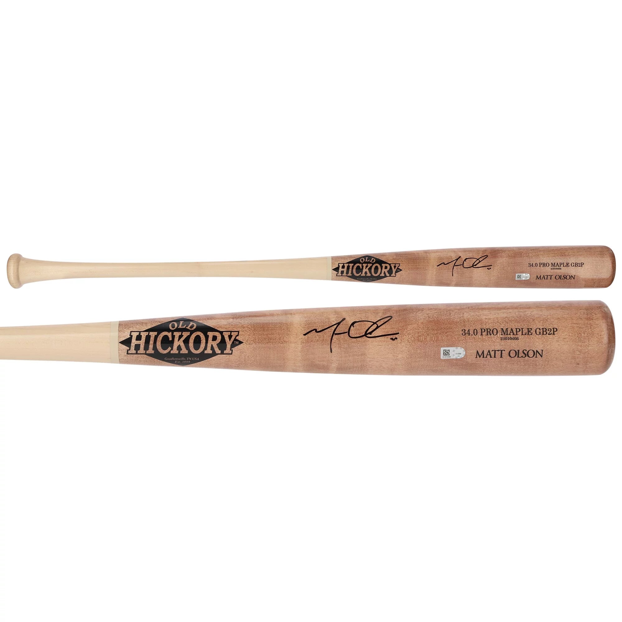 Matt Olson Atlanta Braves Autographed Old Hickory Game Model Bat - Fanatics Authentic Certified