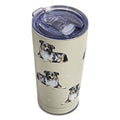 E & S Imports Australian Shepherd Serengeti Tumbler - One Tumbler 7 Inch, 18/8 Stainless Steel - Hot Or Cold Beverages 11553