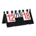 Score Keeper Flip oard Numbers Scoreboard Compact Score Counter Score Card Table Scoreboard for Competition Basketball Soccer Style B