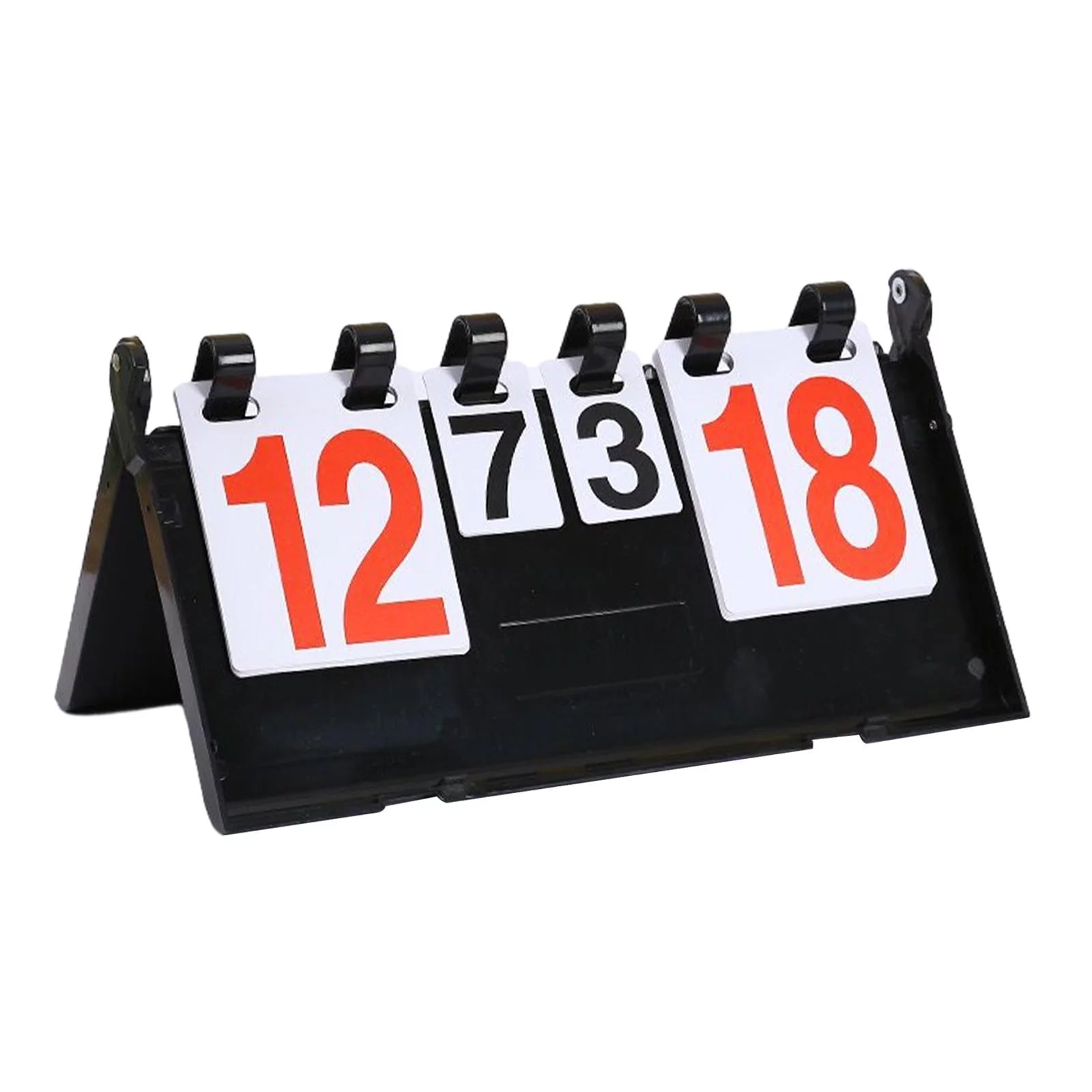 Score Keeper Flip oard Numbers Scoreboard Compact Score Counter Score Card Table Scoreboard for Competition Basketball Soccer Style B