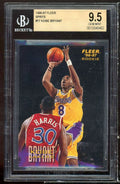 Kobe Bryant Rookie Card 1996-97 Fleer Sprite #203 BGS 9.5