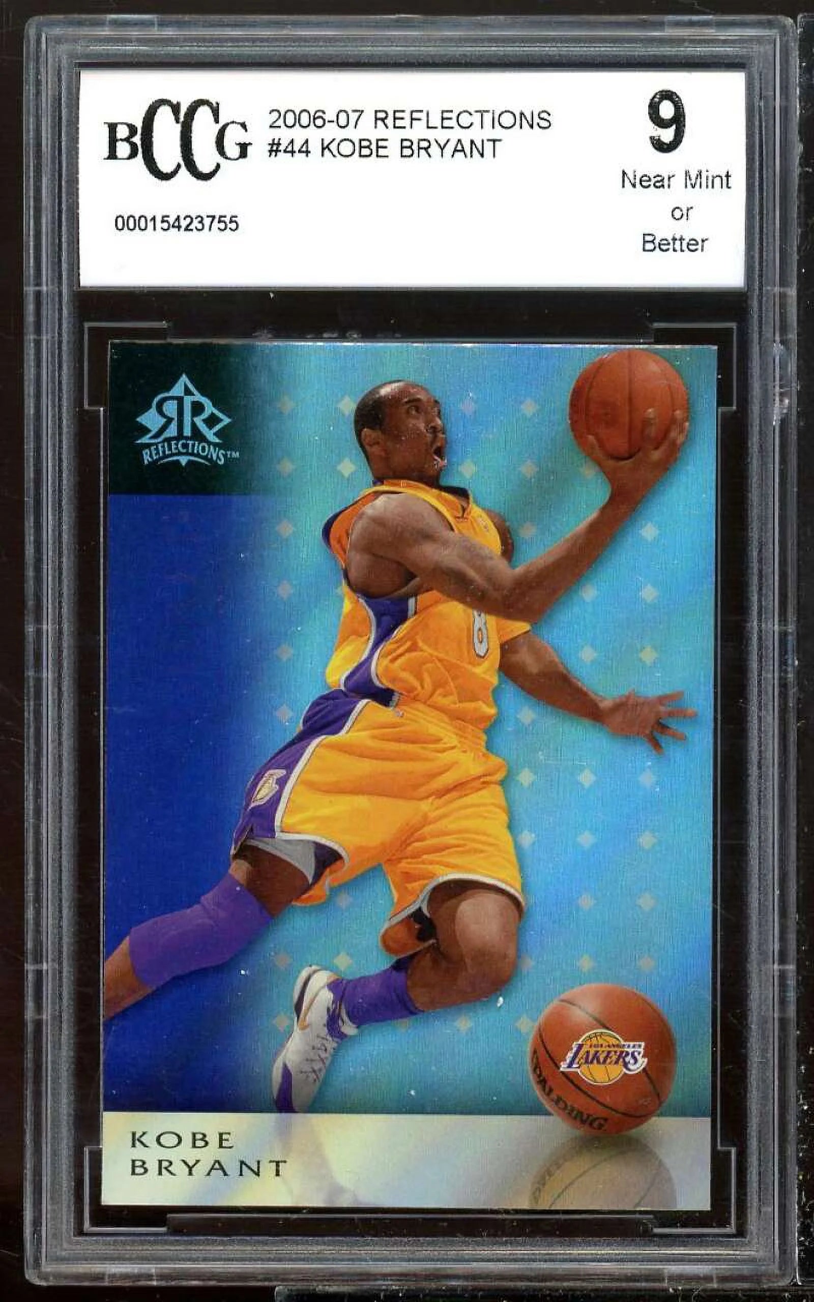 2006-07 Reflections #44 Kobe Bryant Card BCCG 9 Near Mint+