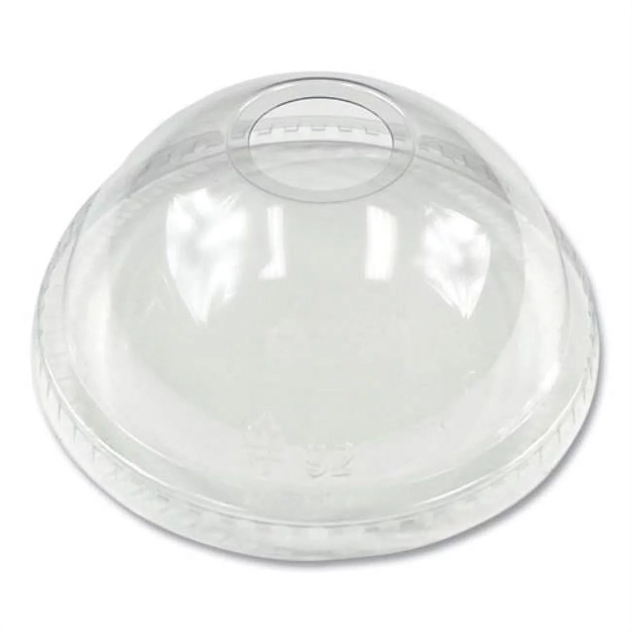 9-12 oz Pet Cold Cup Dome Lid, Clear - 1000 Count