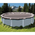 swimline super deluxe 28' diameter winter above ground swimming pool cover 15 year limited warranty sd28rd