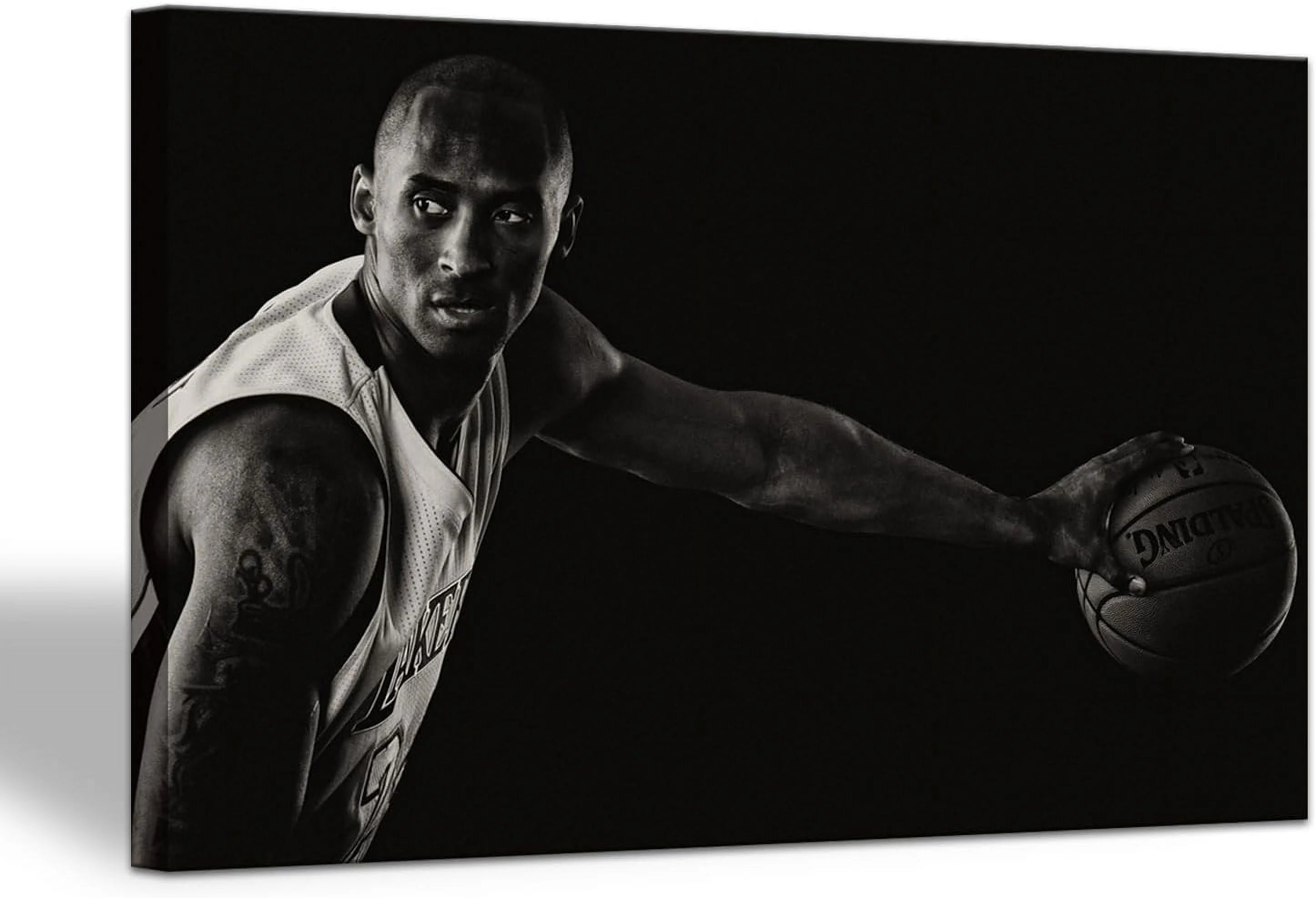 YASOJUN Kobe & Bryant Canvas Wall Art Framed - Mamba Mentality Canvas Posters Framed Painting Wall Decor Modern Artwork Home Decoration for Living Room Bedroom Man Kids Cave Gaming Room (Kobe 10,