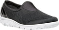 Women's Propet TravelActiv Slip On Sneaker Black Nylon Mesh/Polyurethane 7 D