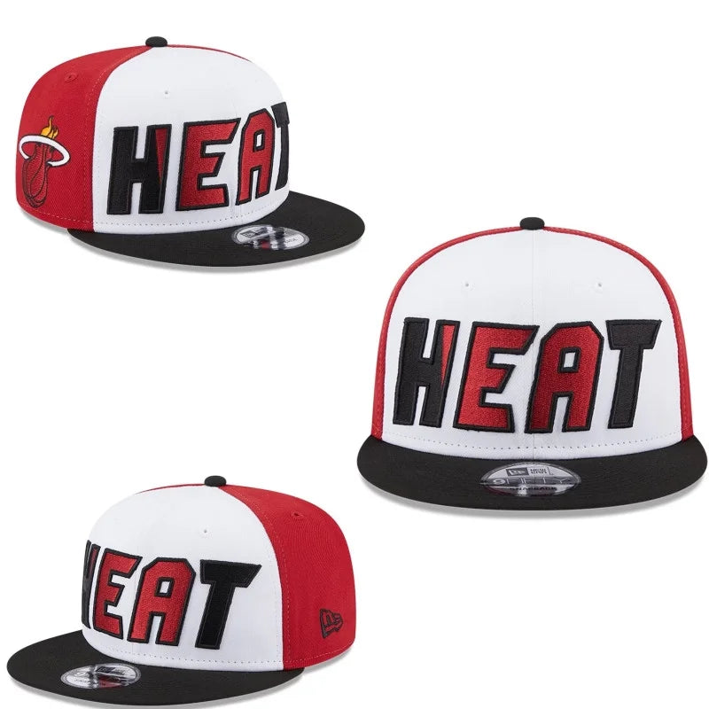 2024 Miami-heat Basketball Cap Pro League Hat Adjustable Flat Cap
