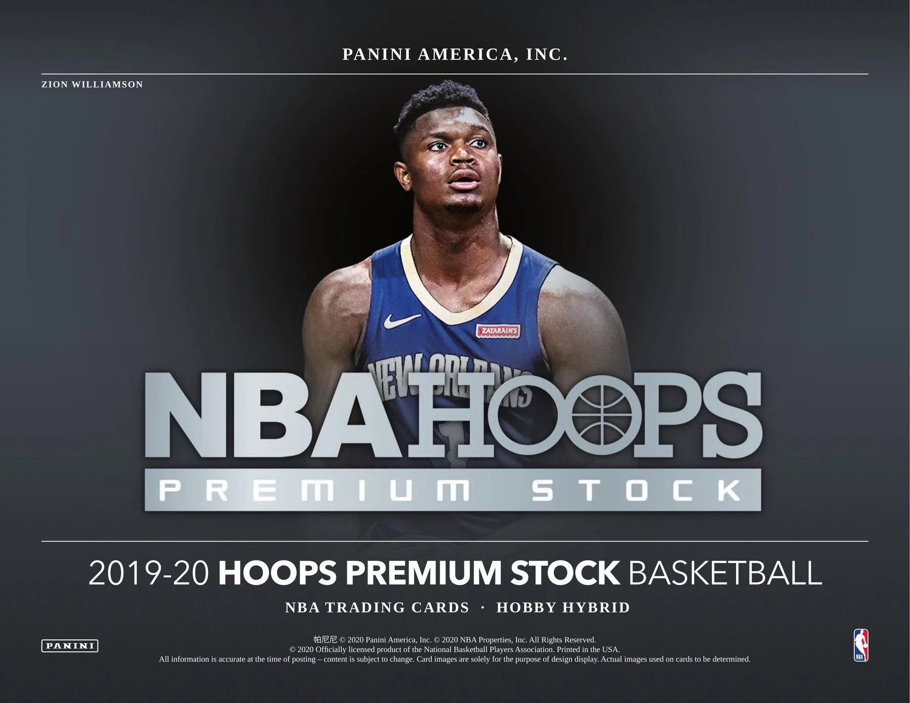 Panini 2019-20 Hoops Premium Basketball Trading Cards Mega Box- 80 Cards