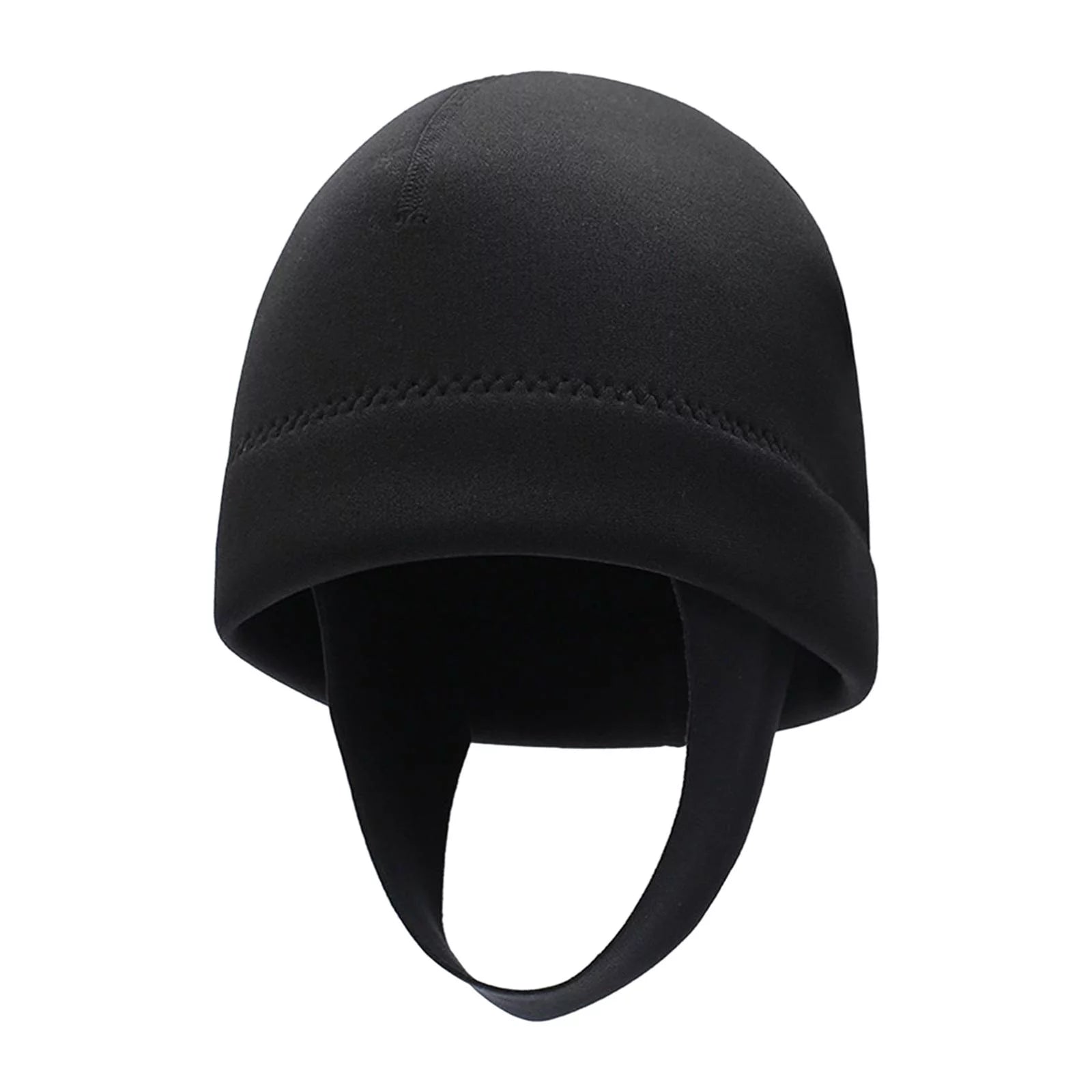 2mm Neoprene Wetsuit Hood Diving Hood with Chin Strap Ear Protector Wetsuit Hat Thermal Hood Swimming Cap for Men Women Sailing Underwater M Size Black