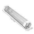 1pc, Smoker Tube Barbecue Smoking Tube Diamond-Shaped Fruit Wood Box For Smoking Smoking Pellet Smoker Tube Stainless Steel Barbecue Tool Kitchen Tools Camping Accessaries