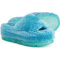 UGG Women's Fluffita Tidal Wave Clear Sandals 8 M  #1131971