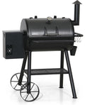 Sophia & William 8 in 1 Portable Wood Pellet Grill and Smoker with Protected Cover