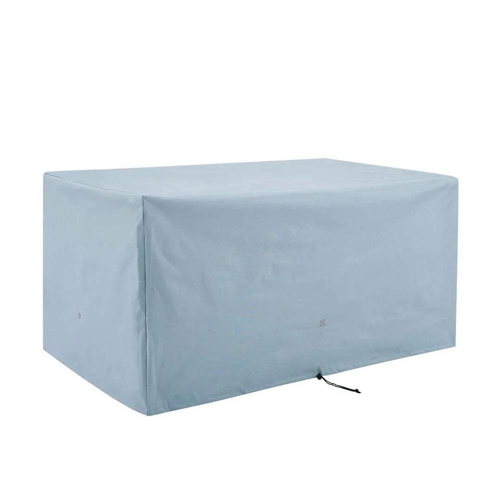 Modway Conway 55x37.5 Stainless Steel and Fabric Patio Furniture Cover in Gray