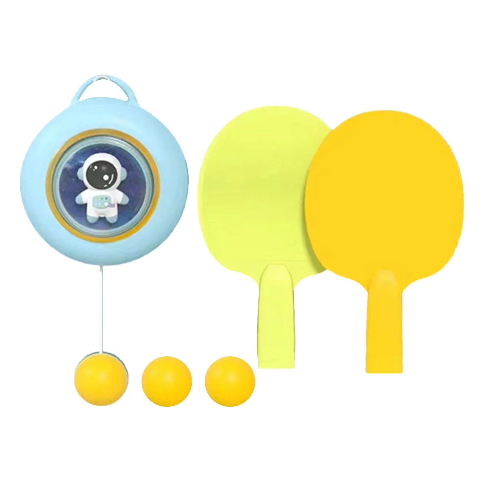 FeiraDeVaidade Indoor Table Tennis Hanging Table Tennis Trainer Set - Interactive Table Tennis Training Hanging Game
