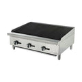 Migali C-CR36 36 in. Competitor Series Countertop Char-Rock Boiler, Stainless Steel