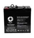 SPS Brand 12V 55 Ah Replacement Battery for Pride Mobility Jet 2HD 22NF (Terminal i4) (1 Pack)