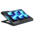 Apexeon Laptop Cooler,Dual USB Wide Cooler 6-Fan Noise 6-Level Adjustable 6-Level Adjustable Dual 6-Fan Laptop Stand Laptop Cooler Adjustable Dual USB Low Noise 6-Level Stand Low Noise ERYUE