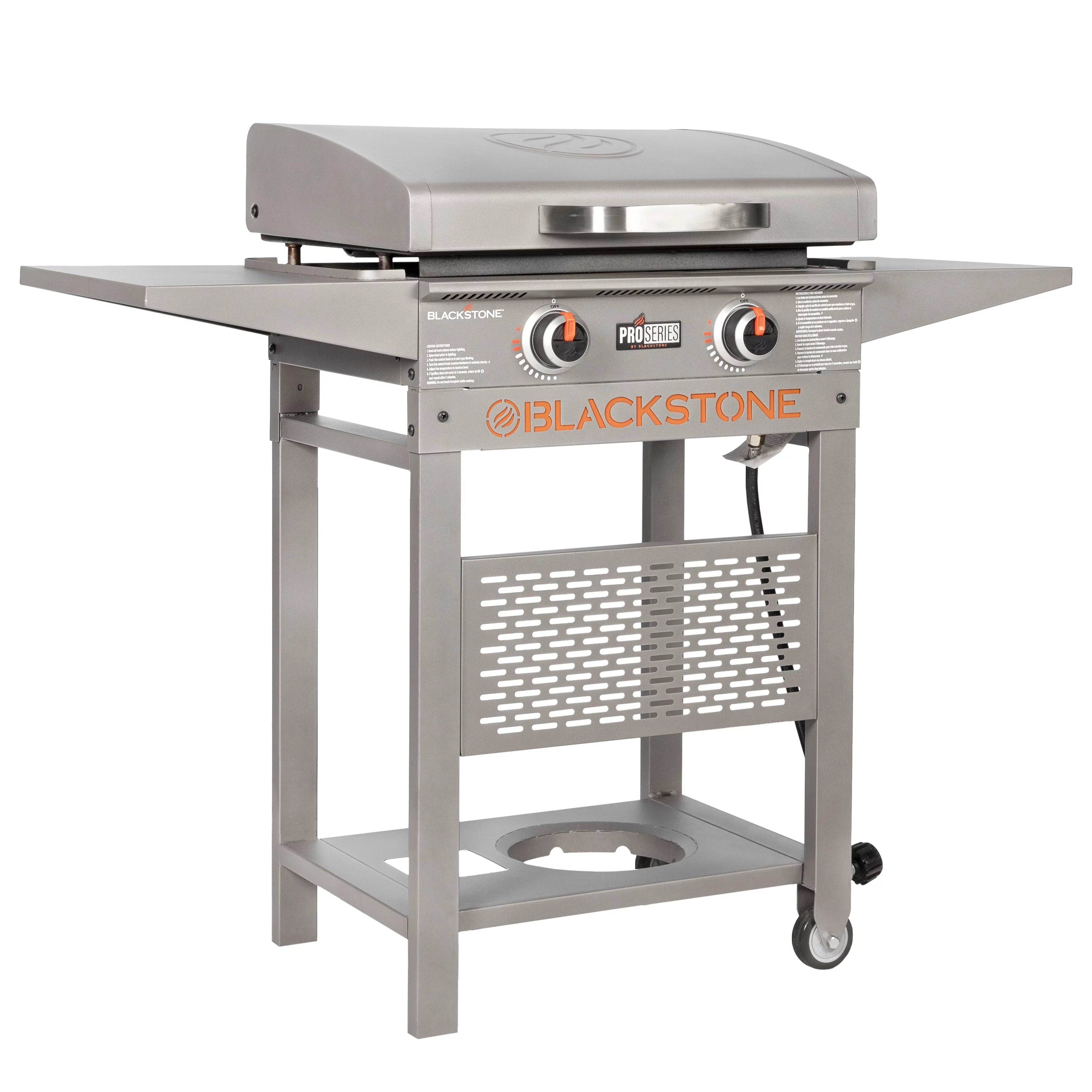 Blackstone ProSeries 2 Burner 22 Griddle with Metal Folding Shelves