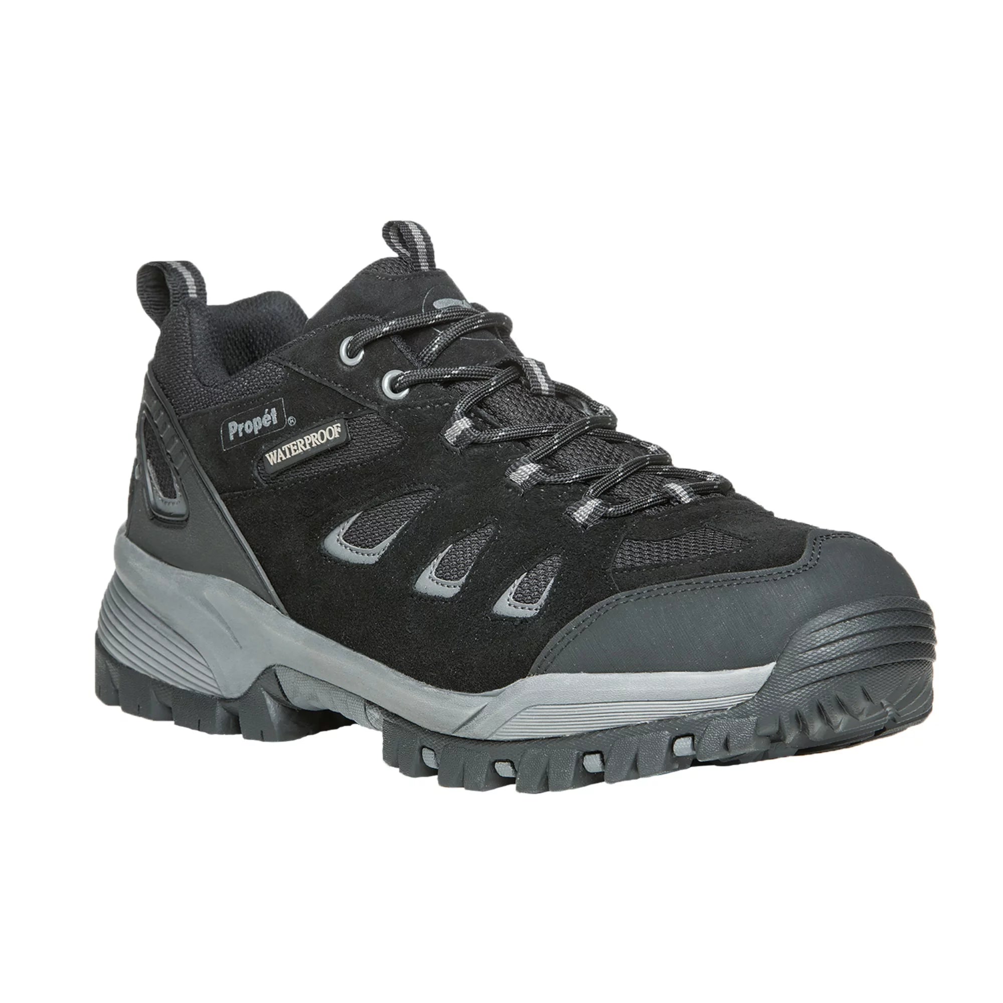 Propet Ridge Walker Low Men's Sneakers - Black, Size 08