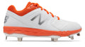 New Balance Low-Cut Fresh Foam Velo1 Metal Softball Cleat Womens Shoes Orange with White