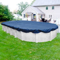 Pool Mate Commercial-Grade Rip-Shield Blue Winter Cover for Oval Above-Ground Swimming Pools, 16 ft. x 32 ft. Oval Pool
