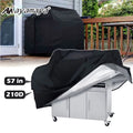 AYAMAYA Grill Cover, 57 Barbecue Grill Covers Waterproof Rust Protection , Lightweight Electric Smoker BBQ Cover with Handles & Drawstring, Portable Dustproof, for Outdoor Weber Char-Broil Nexgrill
