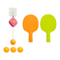 Portable Hanging Table Tennis with Balls Self Training Set Exerciser Pingpong Trainer for Birthday Family Interaction Door Frame Gifts , pink