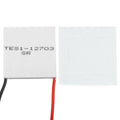 TES1-12703 Semiconductor Refrigeration Tablets 15.8V 3A 25.5W Heatsink Thermoelectric Cooler Cooling 30x30mm