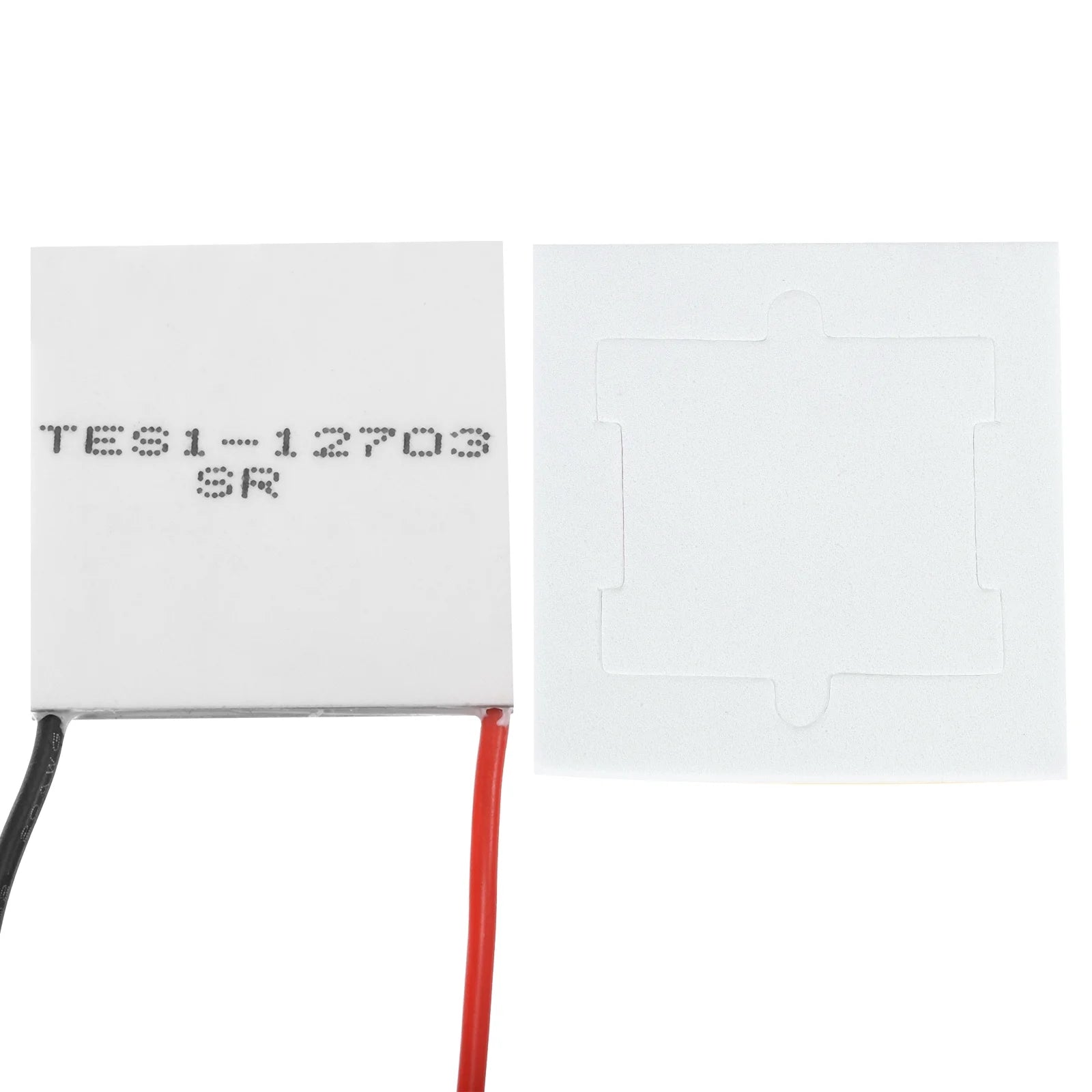 TES1-12703 Semiconductor Refrigeration Tablets 15.8V 3A 25.5W Heatsink Thermoelectric Cooler Cooling 30x30mm