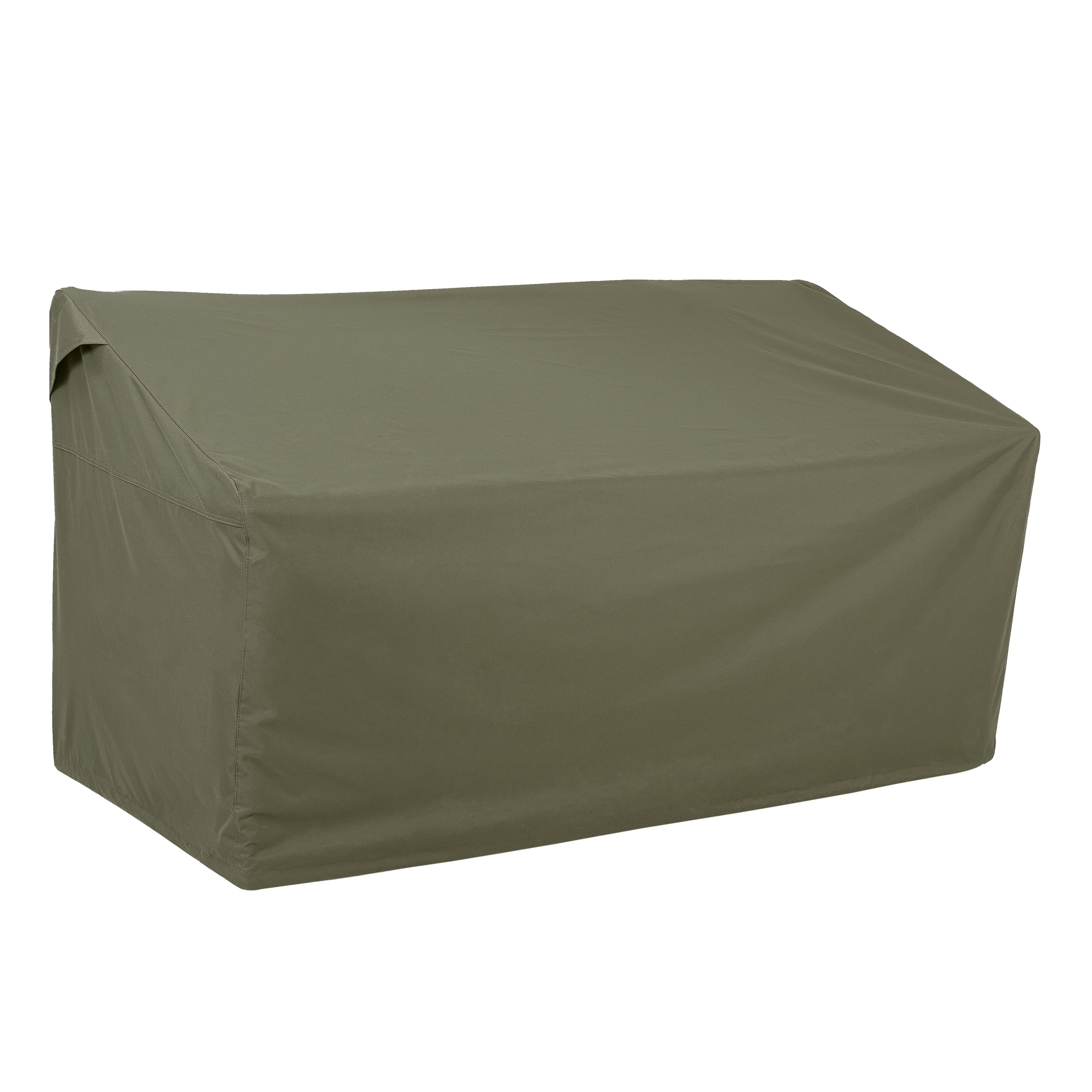 Better Homes & Gardens Hillberge 64 L x 26 W x 35 H Outdoor Bench Cover Olive Gray