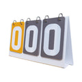 Score Board Competition Sports Scorekeeper Large 3 Digit Portable Score Flip