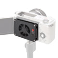 Dcenta Camera Semiconductor Radiator with Smart Cooler Fan, Fast Heat Dissipation, 2-Level Speed Adjustment - Compatible with ZV-E10