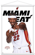 NBA Miami Heat - Jimmy Butler Feature Series 23 Wall Poster with Magnetic Frame, 22.375 x 34