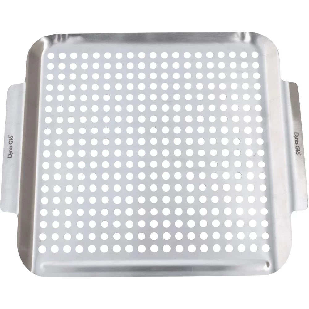 1 PK, Dyna Glo 11.42 In. W. x 13.39 In. L. Stainless Steel Grill Topper