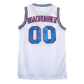 Road Runner Tune Squad White Jersey Space Jam Basketball Costume Roadrunner Toon