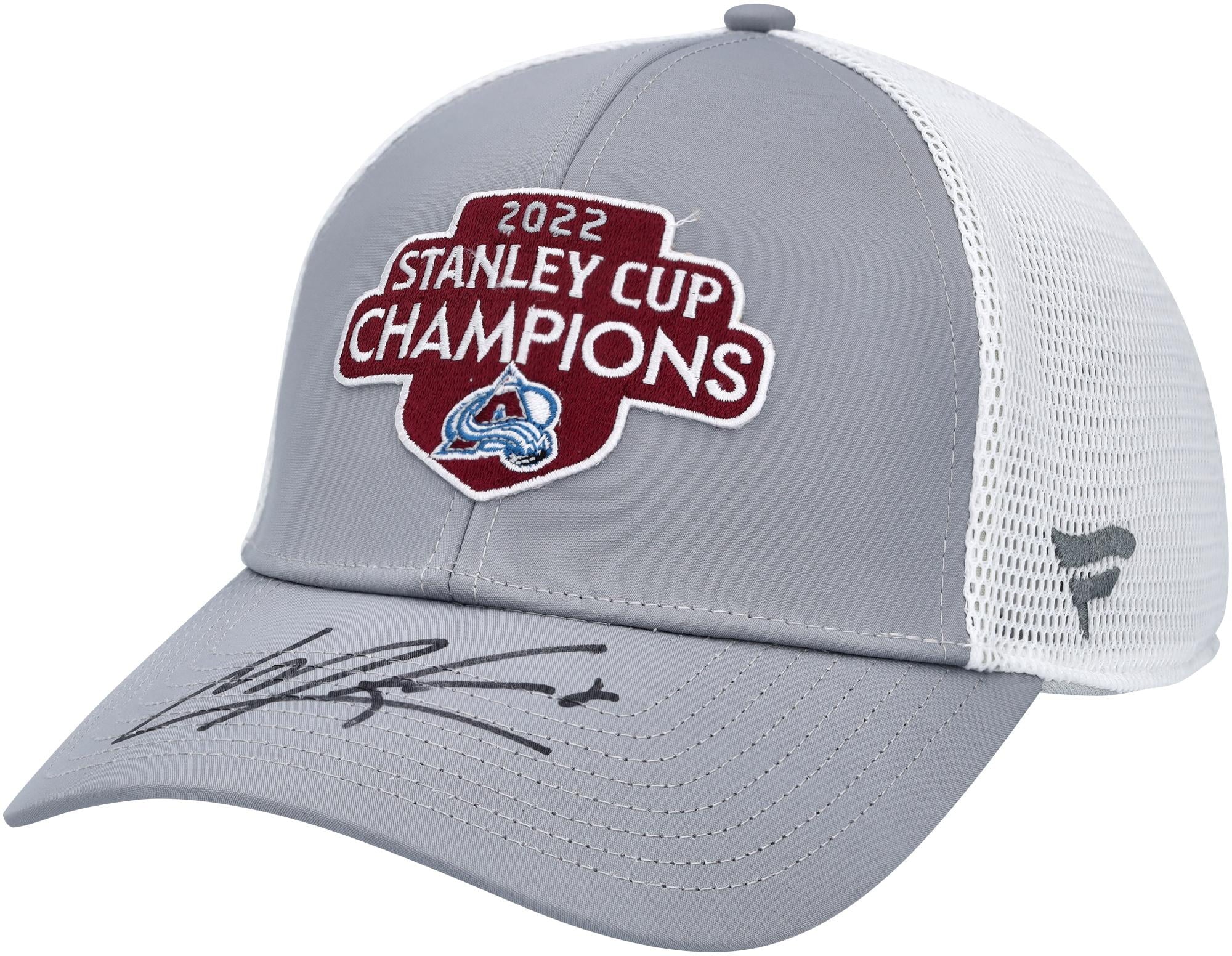 Cale Makar Colorado Avalanche Autographed 2022 Stanley Cup Champions Cap - Fanatics Authentic Certified