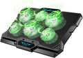 Laptop Cooling Pad, Laptop Cooler with 6 Quiet Fans for 15.6-17 Inch Laptop Cooling Fan Stand, Portable Ultra Slim