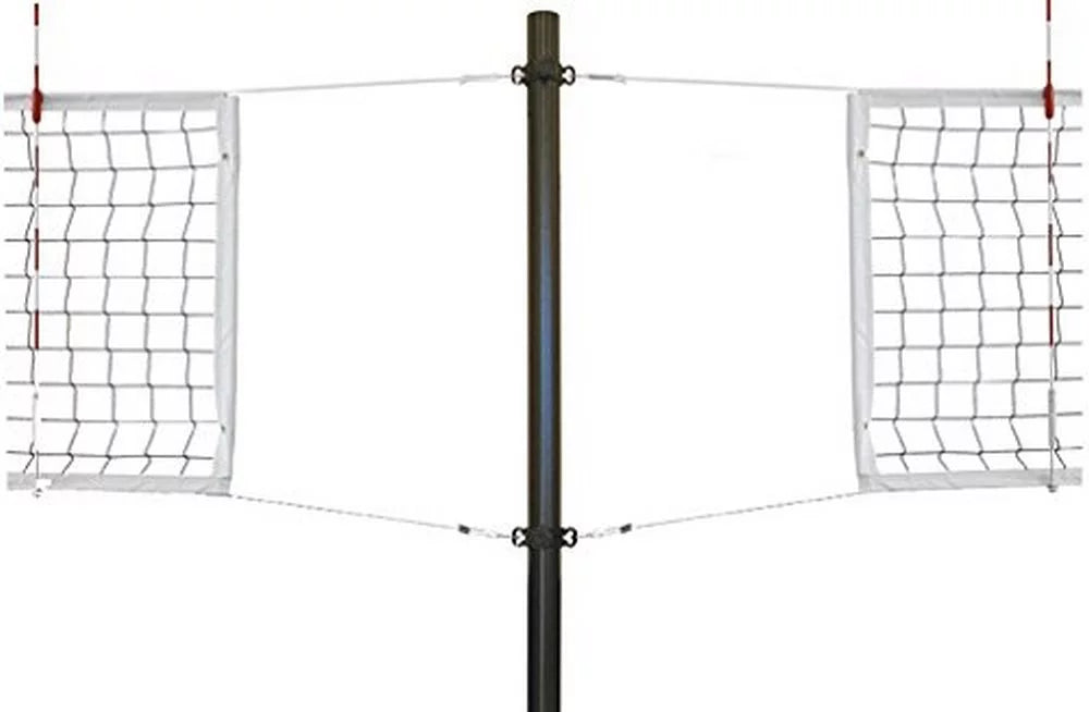 First Team Stellar Complete-SBS Aluminum Recreational Aluminum Volleyball System44; Maroon
