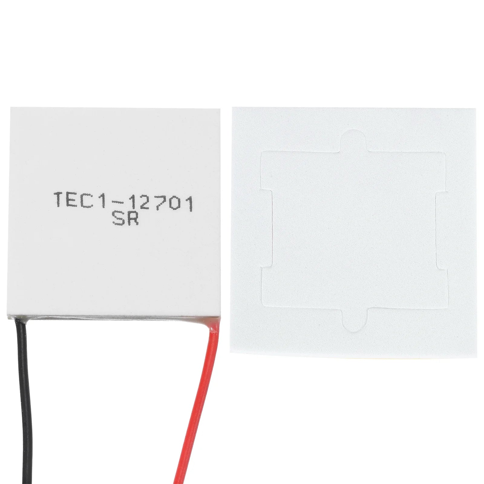 TEC1-12701 Semiconductor Refrigeration Tablets 15.8V 1.2A 18W Heatsink Thermoelectric Cooler Cooling 30x30mm