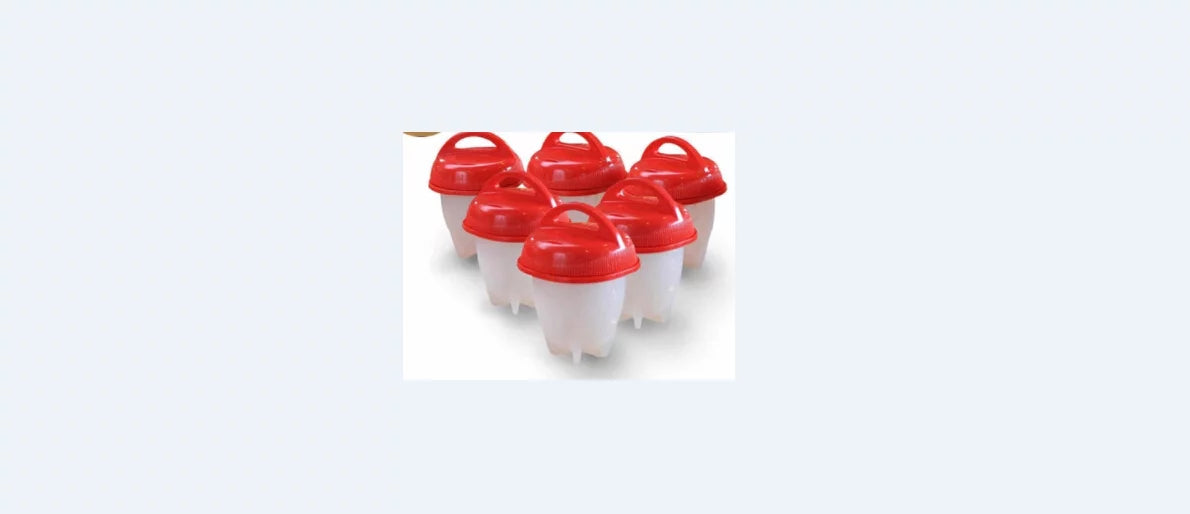 Jkerther Egg Cup with Lid, Soft Hard Boiled Eggs Kitchen Accessory, Serving Holder Tray for Egg
