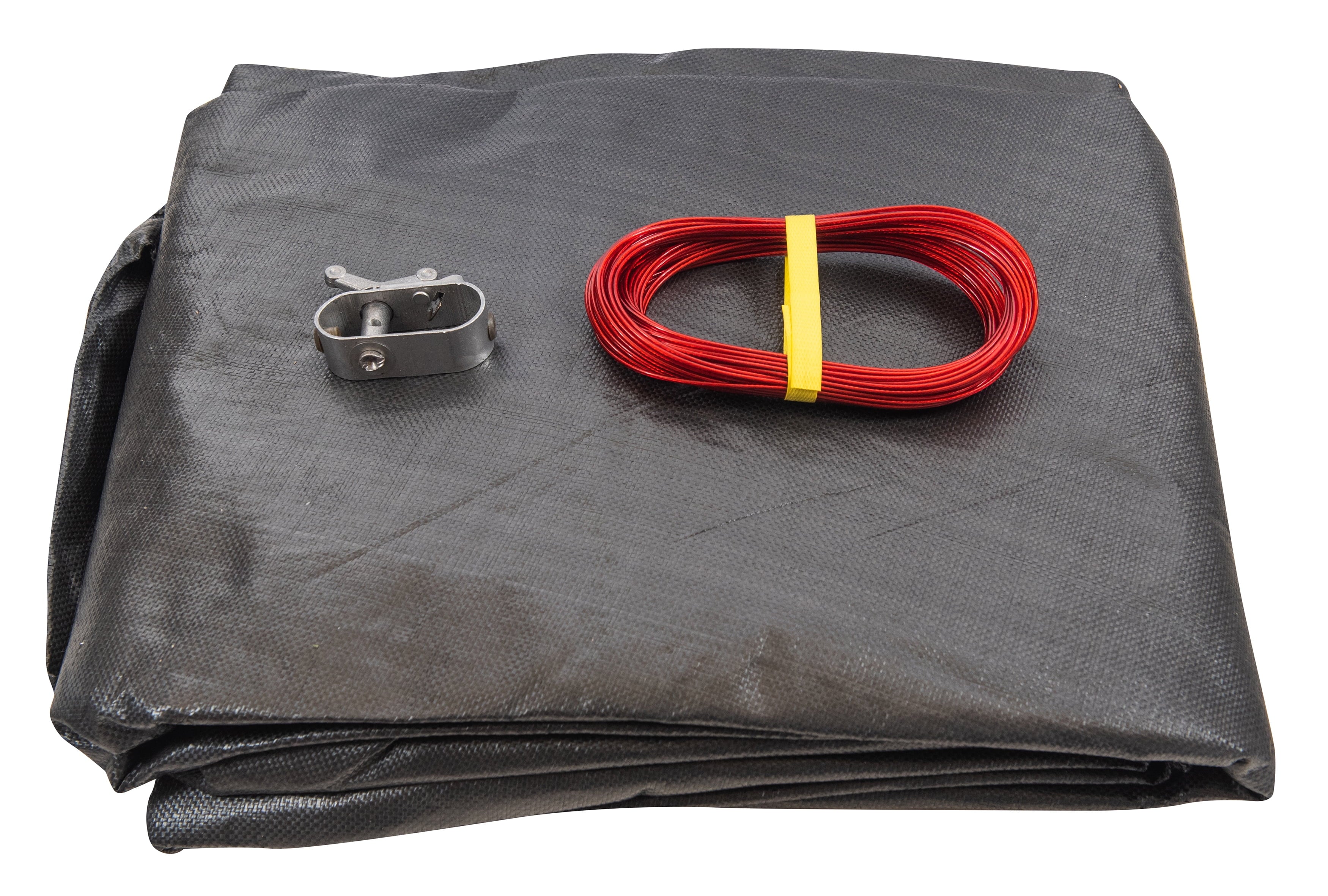 SET SunSolar Energy Technologies-  MESH Above Ground Winter Pool Cover for 12x20 Foot Oval Swimming Pool - Winter Pool Cover with Sturdy Cable and Winch 8-Yr warranty