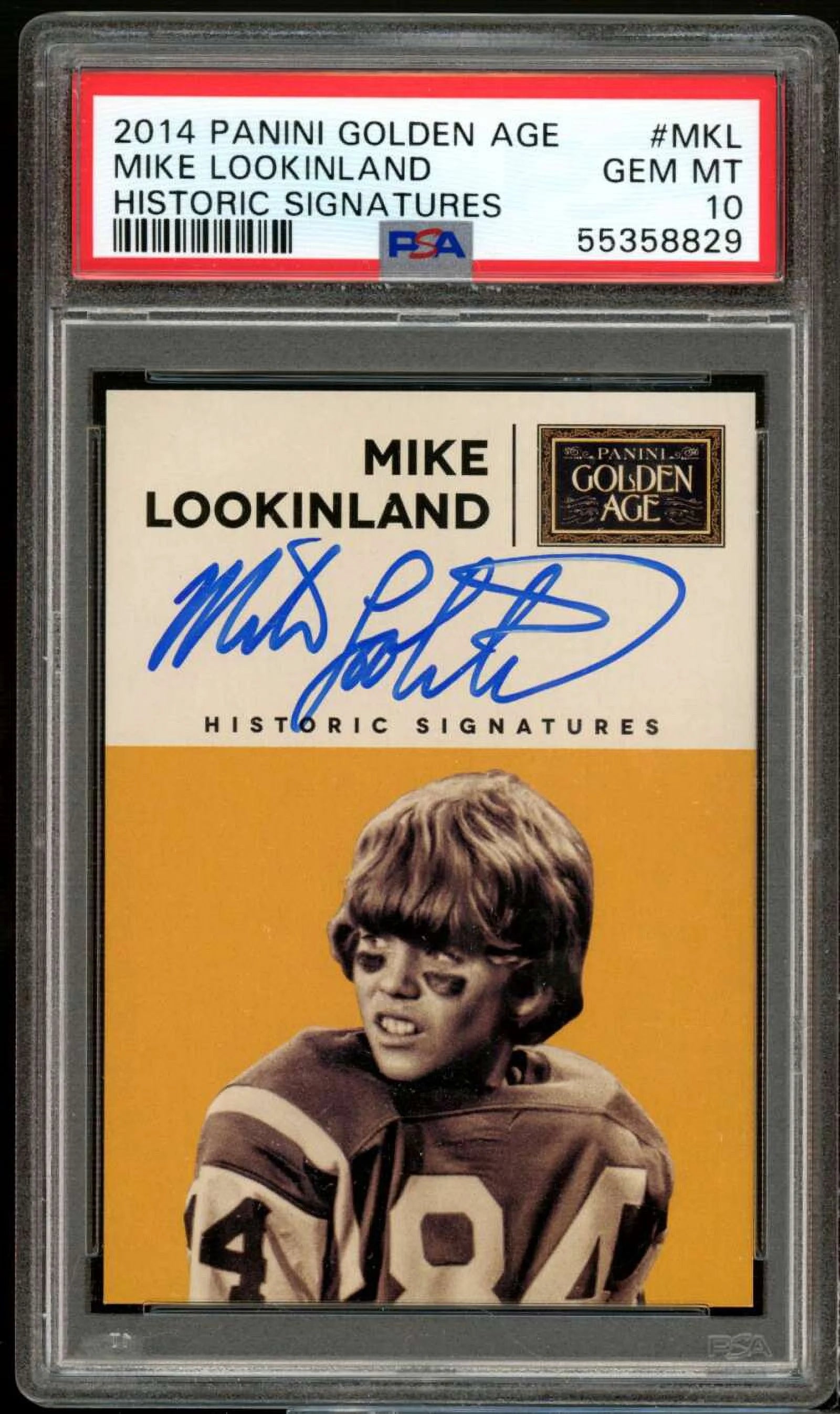 Mike Lookinland (Bobby Brady) 2014 Golden Age Historic Signatures #MKL PSA 10
