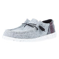 Mens Hey Dude Wally Funk Jacquared Black Aztec Casual Shoe
