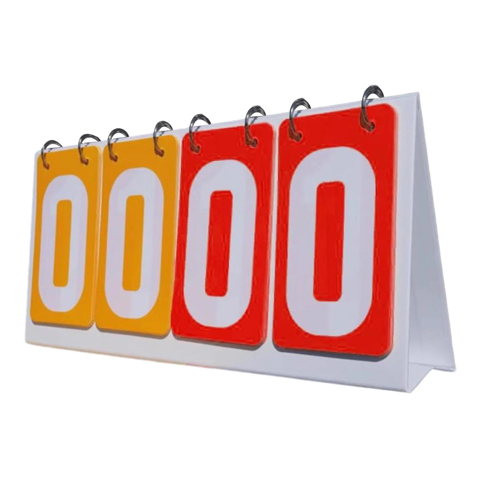 harayaa Flip Number Score Board Portable Multi Sports Scoreboard for Baseball Soccer Yellow Red
