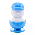 perfk 2xKitchen Dish Scrub Brush Dish Scrubber, Soap Dispensing Reusable Kitchen Brush with Holder for Cast Iron, Skillet, Dishes Kitchen Utensils Pans , Blue, 3 Pcs
