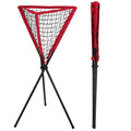 Baseball Softball Portable Practice Hitting Tripod Stand Ball Caddy Lightweight