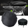 44 Inch BBQ Grill Cover with Drawstring Waterproof Dustproof Barbecue Oven Protection Cover for Round Gas Charcoal Outdoor Smoker Cover