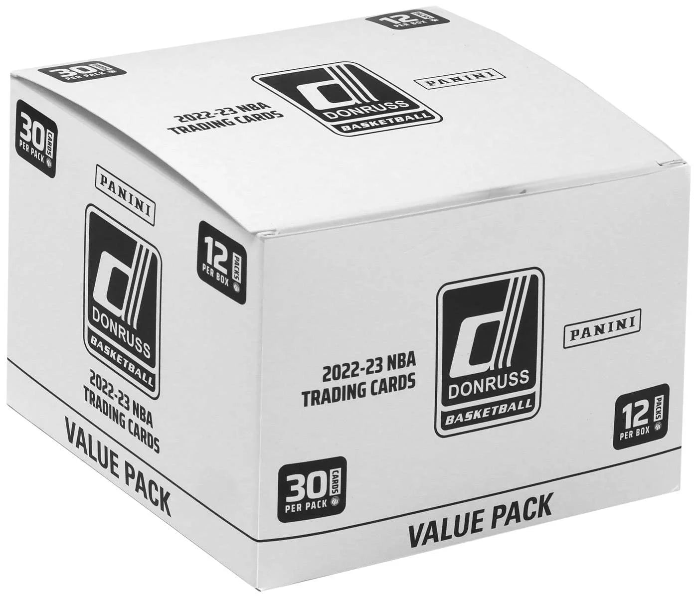 NBA Panini 2022-23 Donruss Basketball Trading Card VALUE Box (12 Packs)