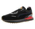 Puma City Rider Street By Nature Mens Shoes Size 14, Color: Puma Black/Phantom Black/Castle Rock/High Risk Red